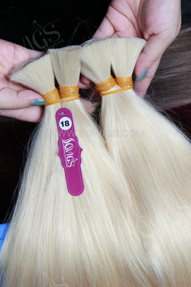 Color 60# Bulk Hair Braiding Hair 100% Virgin Human Hair 95gram/pack