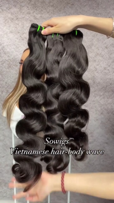 1 Bundle Raw Vietnamese Hair Body Wave (Can bleach to color 613#)100% Unprocessed Human Hair Extension Natural Color