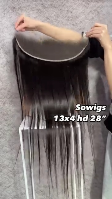 13x4 Lace Frontals 12A Grade 100% Unprocessed Virgin Human Hair Natural Color