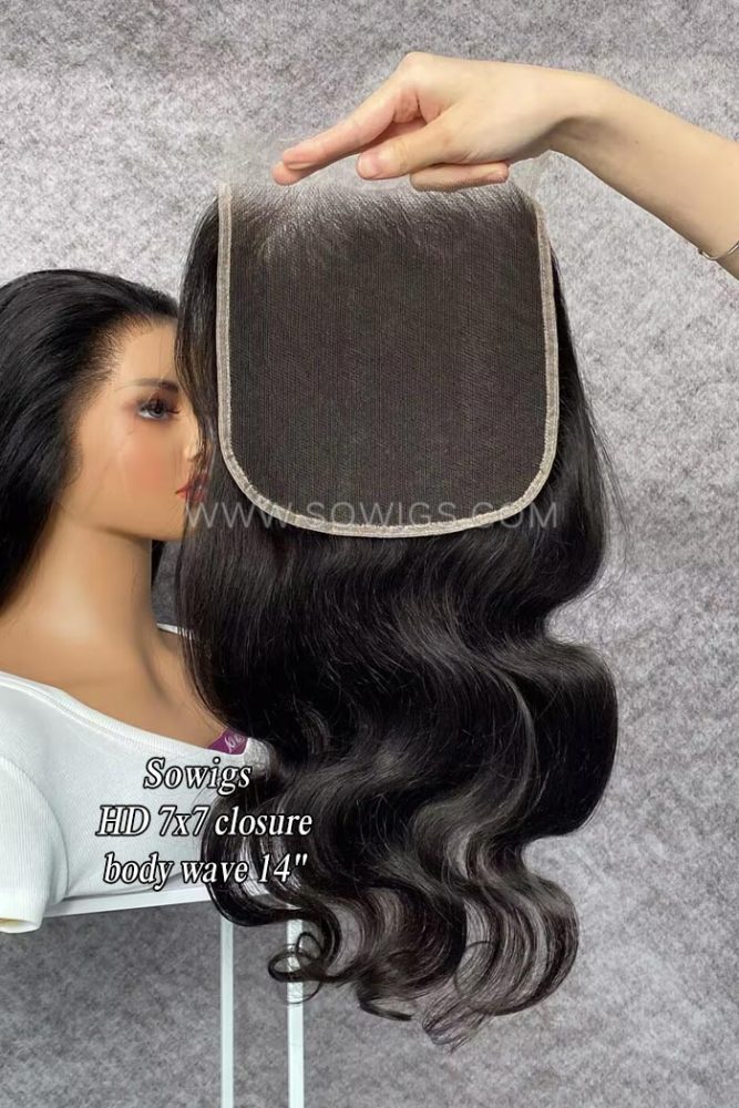 (All hairstyle link) 7x7 Lace Closure 100% Unprocessed Virgin Human Hair Natural Color