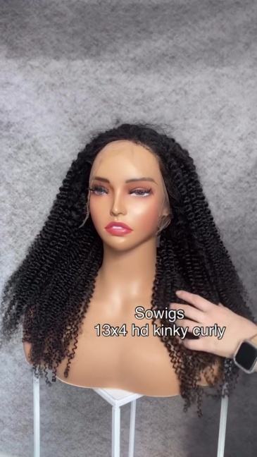 (All hairstyle link)HD 13x4 Lace Frontal Wig Unprocessed 100% Virgin Human Hair Natural Color