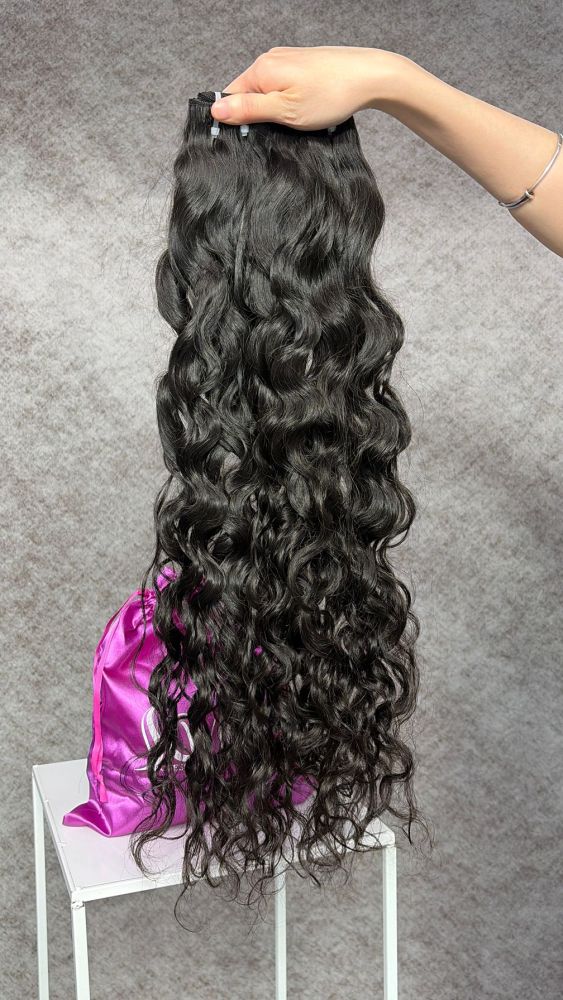 Burmese Raw Hair Natural Wave 1 Bundle 100% Unprocessed Human Hair Extension Natural Color