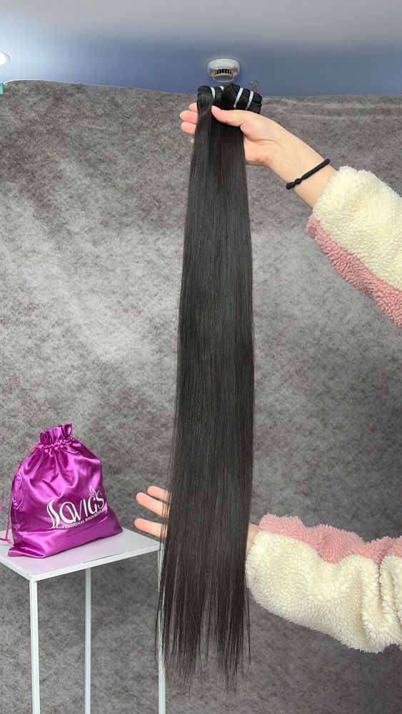 (All hairstyle link) Burmese Raw Hair 1 Bundle 100% Unprocessed Human Hair Extension Natural Color
