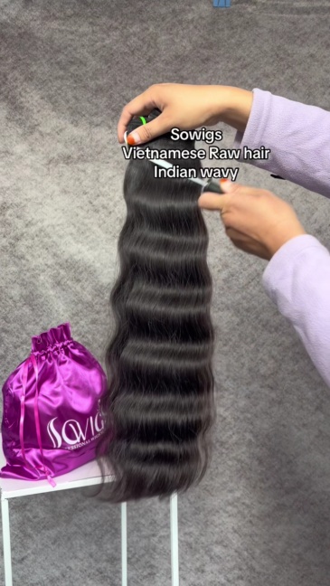 1 Bundle Raw Vietnamese Hair Body Wave (Can bleach to color 613#)100% Unprocessed Human Hair Extension Natural Color