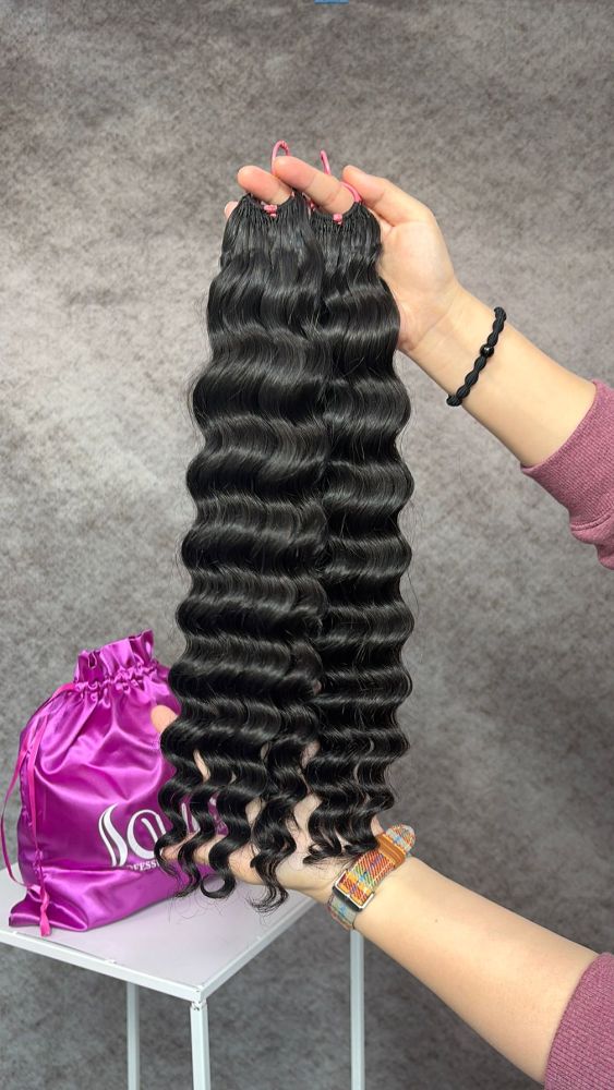 Sowigs Crochet Hair Extensions 80strands 100g/pack 100% Virgin Human Hair Natural Color