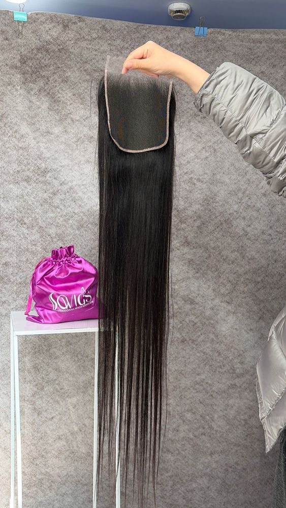(All hairstyle link) 6x6 Lace Closure 12A Grade 100% Unprocessed Virgin Human Hair Natural Color