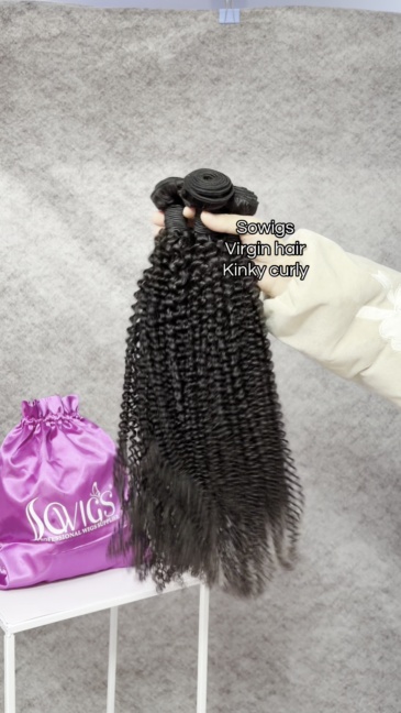 12A Grade Kinky Curly Hair Weave 1/3 Bundles Virgin Remy Human Hair Extension