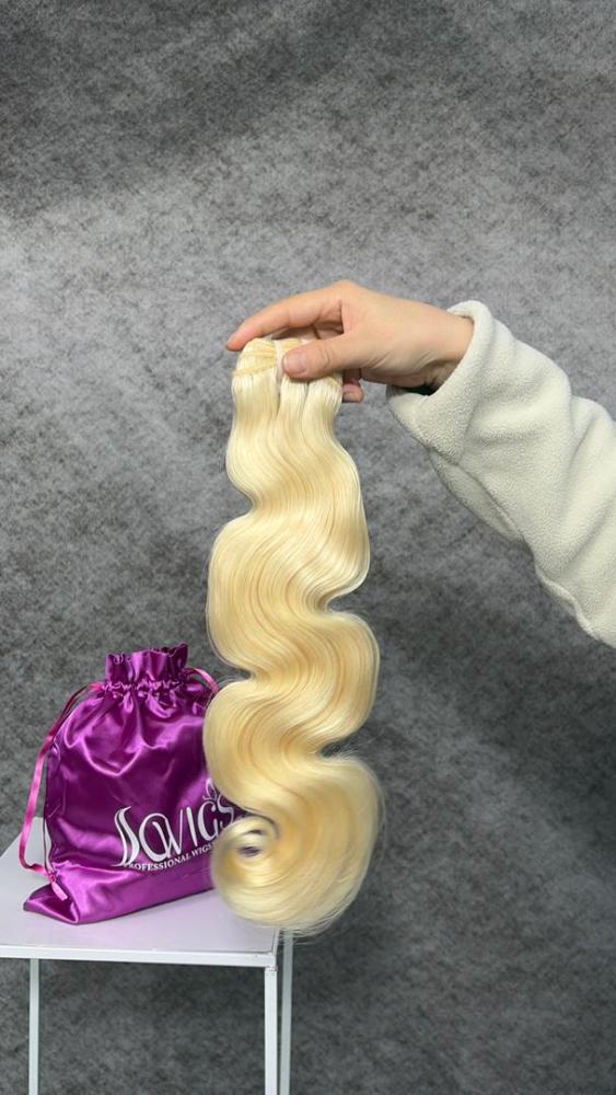 Burmese Raw Hair Blonde Color 613# Body Wave 1 Bundle 100% Unprocessed Human Hair Extension Natural Color
