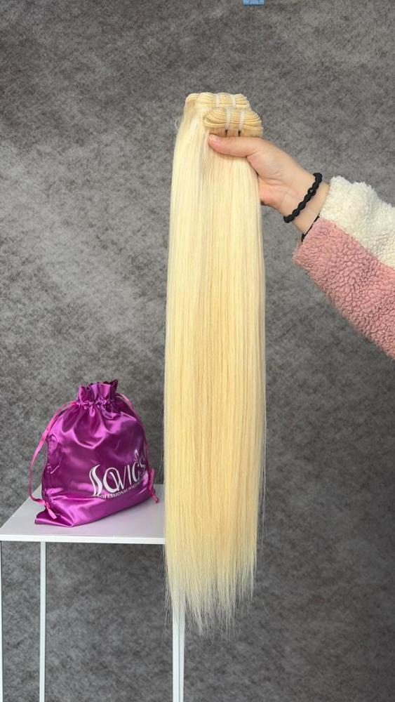 Burmese Raw Hair Blonde Color 613# Straight Hair 1 Bundle 100% Unprocessed Human Hair Extension Natural Color