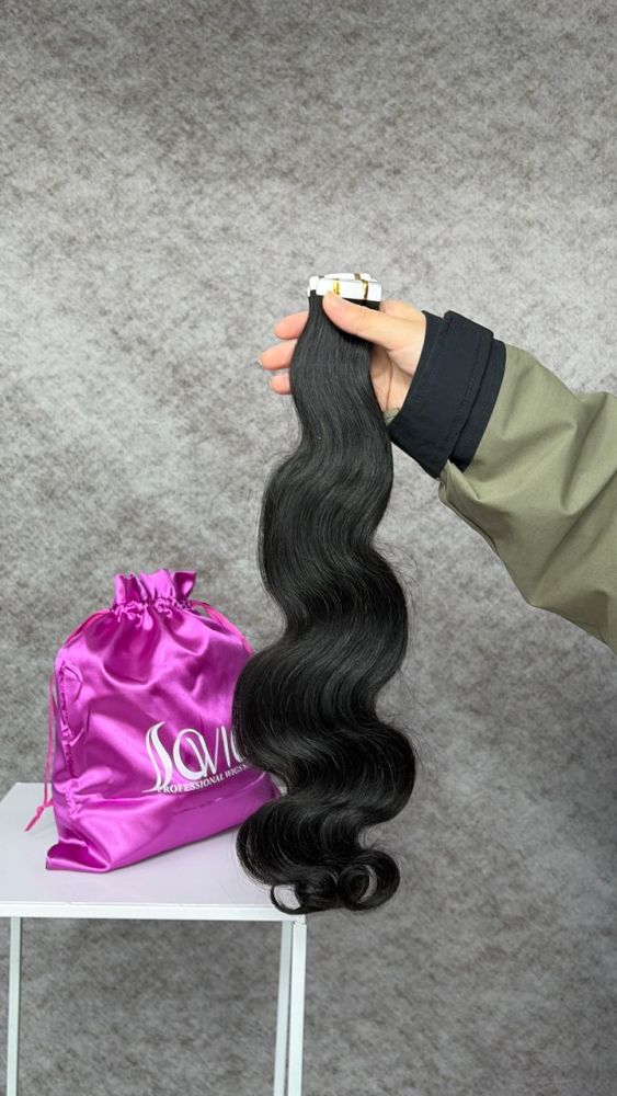 Body Wave Tape ins Extension 100g 1 Pack 100% Virgin Human Hair Natural Color