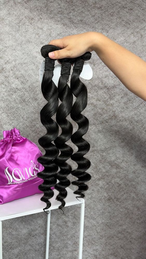 12A Grade Loose Wave Hair Weave 1/3 Bundles Virgin Remy Human Hair Extension