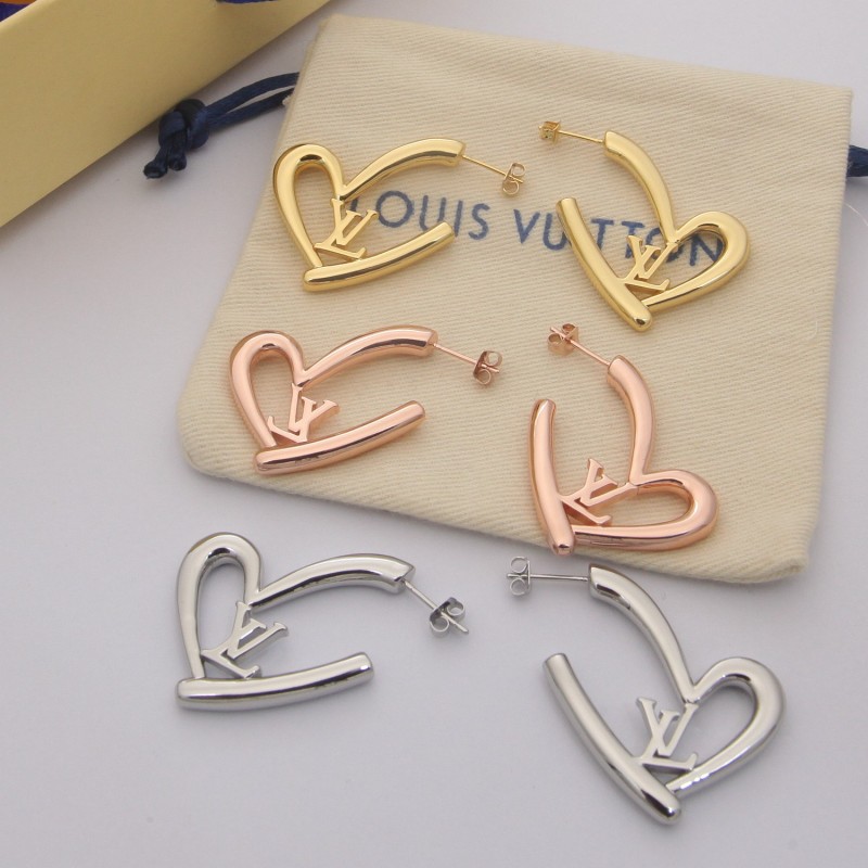 Fall in Love Heart Earrings FL-95