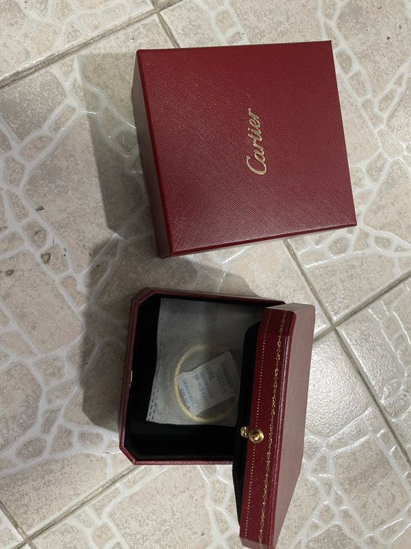Cartier Yellow Gold Plain Love Bracelet Size 16 - Physical Pictures Taken At The Inspection Site