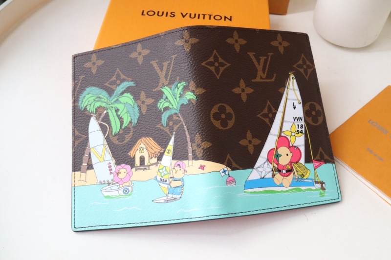 CLOSETOFJOY Luxury Brand Purse M82625 Passport Cover Monogram Canvas PL041