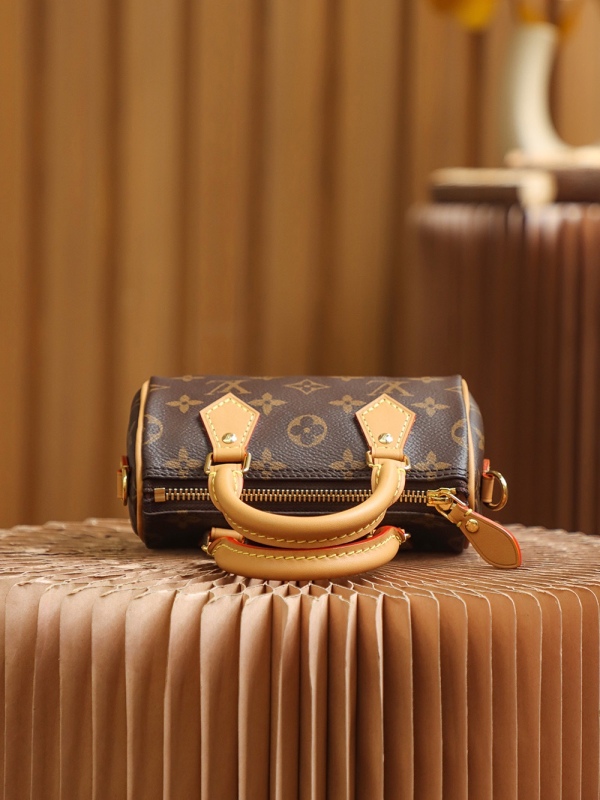 New Louis Vuitton Nano Speedy Mini M81085 Monogram Canvas - Women - Small Leather Goods PLA005