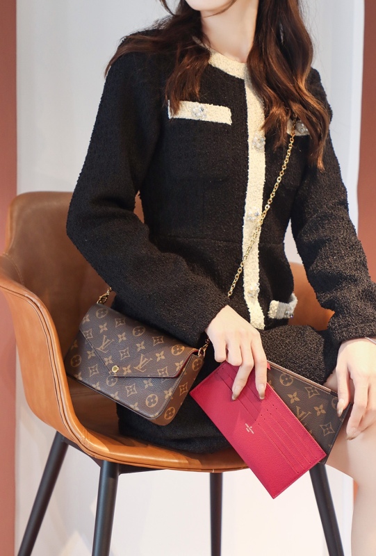New Louis Vuitton Pochette Félicie M61276 - LV Three-in-One Chain Bag PLA019