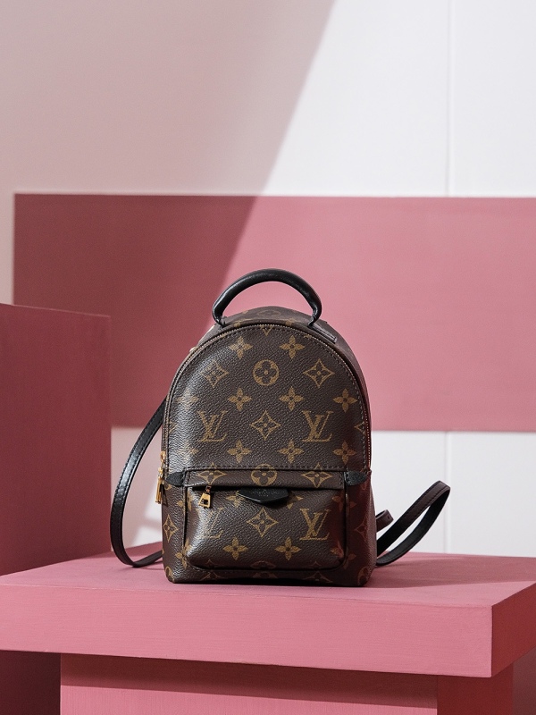New Louis Vuitton 𝐏𝐀𝐋𝐌 𝐒𝐏𝐑𝐈𝐍𝐆𝐒 Mini Backpack - LV M44873 M44872 Monogram Canvas PLA028