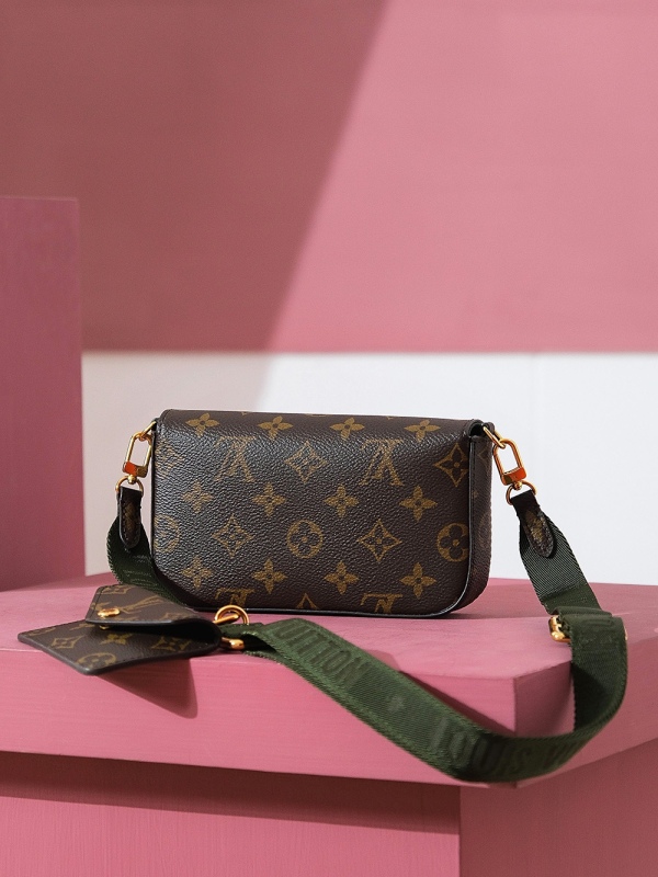 New Louis Vuitton 𝐏𝐨𝐜𝐡𝐞𝐭𝐭𝐞 𝐀𝐜𝐜𝐞𝐬𝐬𝐨𝐢𝐫𝐞𝐬 Monogram - LV M82766 Mahjong Bag PLA042