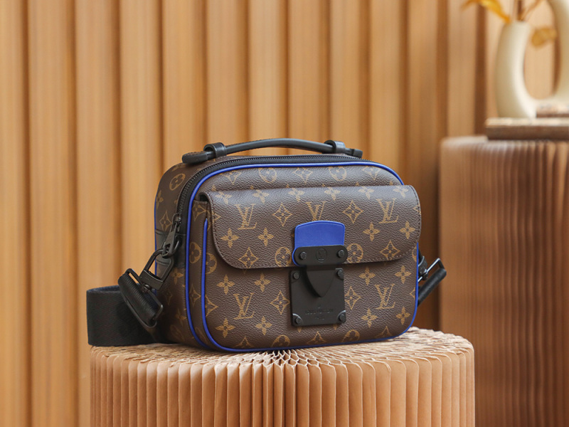 New Louis Vuitton 𝐒 𝐋𝐎𝐂𝐊 Messenger Bag -  - LV M45806 Men's Fashion PLA046