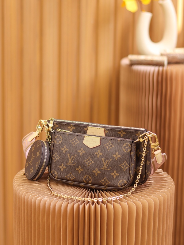 New Louis Vuitton Multi Pochette Monogram - LV M44840 M44813 Luxury Handbag PLA047