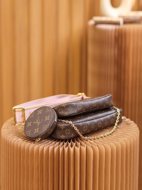 New Louis Vuitton Multi Pochette Monogram - LV M44840 M44813 Luxury Handbag PLA047