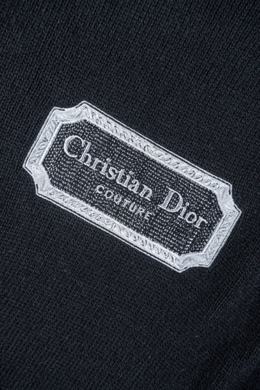 Dior Logo Embroidered Crewneck Sweater