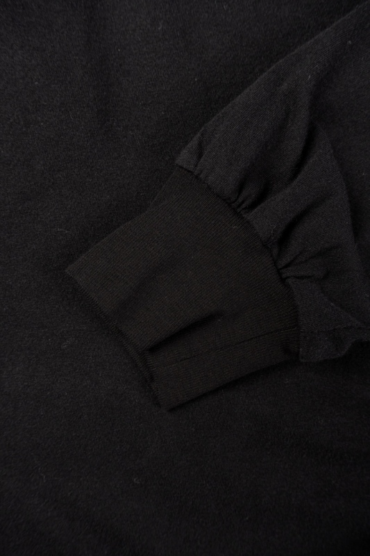 Bottega Veneta Black Double Collar Long Sleeve for Men & Women