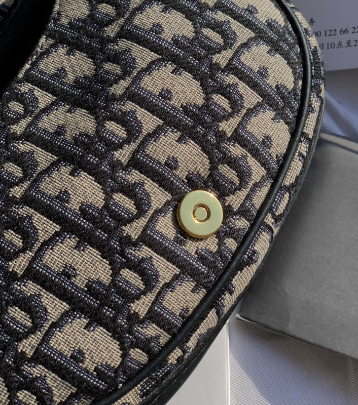 Dior Oblique Embroidery Bobby in Monogram Designer Handbags - PDA14