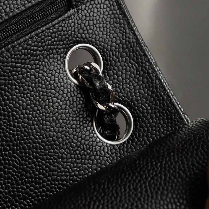 Chanel CF Classic Flap Bag Mini 23 Small Classic Handbag - Caviar Leather BCA003