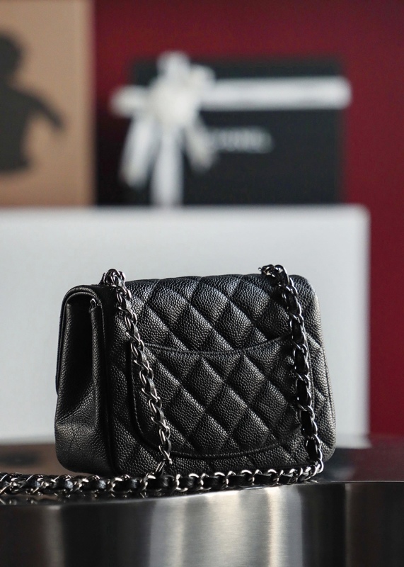 Chanel CF Classic Flap Bag Mini 17 - Caviar Leather BCA001