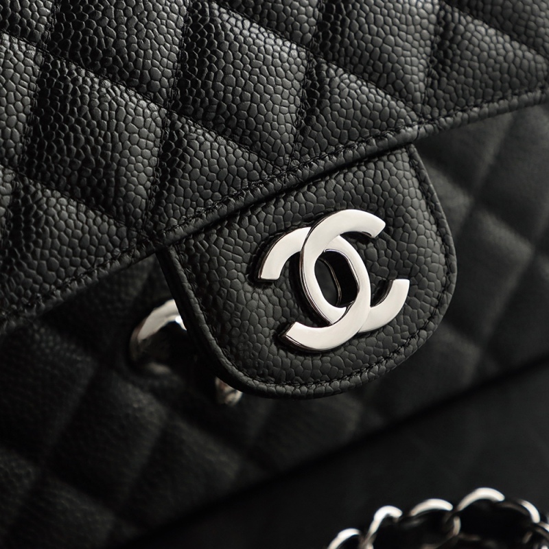 Chanel CF Classic Flap Bag Mini 23 Small Classic Handbag - Caviar Leather BCA003