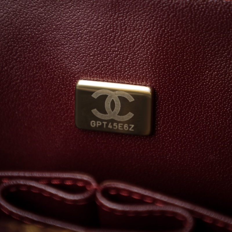 Chanel CF Classic Flap Bag Mini 23 Small Classic Handbag - Caviar Leather BCA003