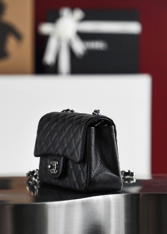 Chanel CF Classic Flap Bag Mini 20 - Caviar Leather BCA002