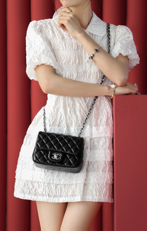 Chanel CF Classic Flap Bag Mini 17 - Soft Lambskin Leather BCA005