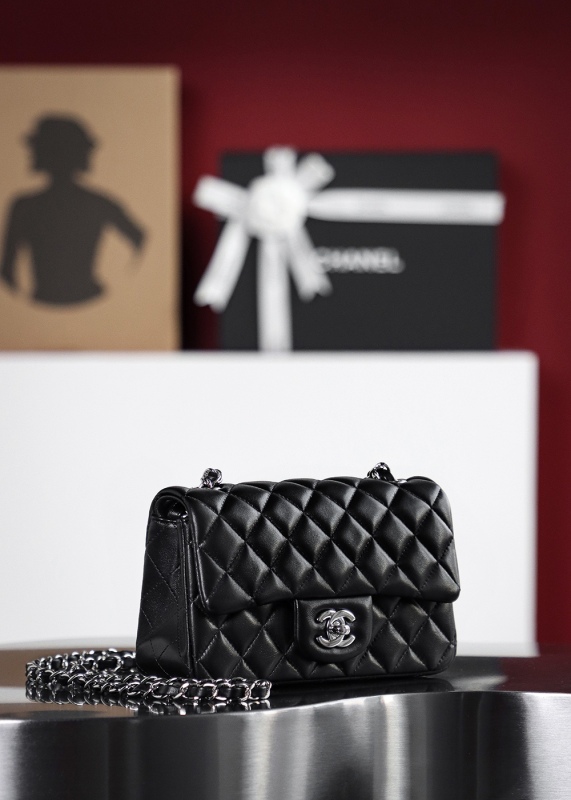 Chanel CF Classic Flap Bag Mini 20 - Soft Lambskin Leather BCA006