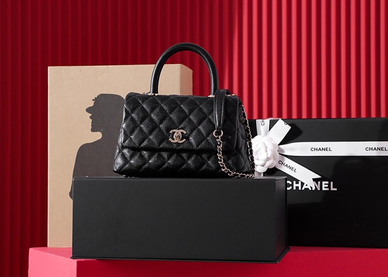 Chanel 𝐂𝐎𝐂𝐎 𝙝𝙖𝙣𝙙𝙡𝙚 Designer Handbags - High Fashion Accessories BCA016