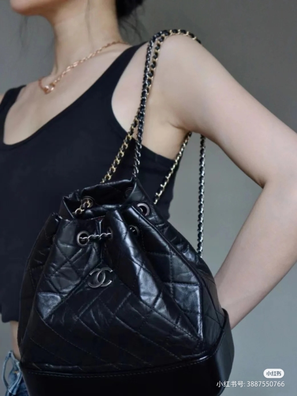 Chanel G𝗮𝗯𝗿𝘂𝗲𝗹𝗹𝗲 Gabrielle Backpack Designer Handbags - High Fashion Accessories BCA018