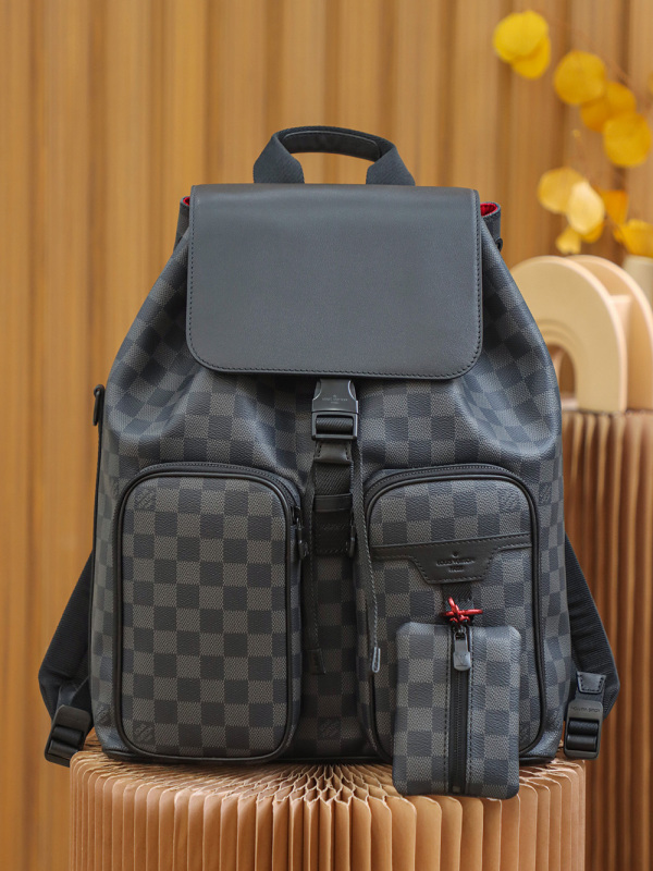 New Louis Vuitton 𝐔𝐓𝐈𝐋𝐈𝐓𝐘 Backpack for Men - LV N40279 Review &amp; Details Showcase BLA089