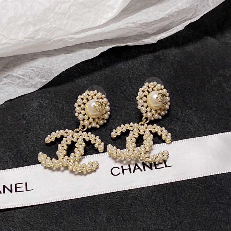 New Chanel Pearl Earrings - LADY CC Personalized Ear Studs Review JCCE001