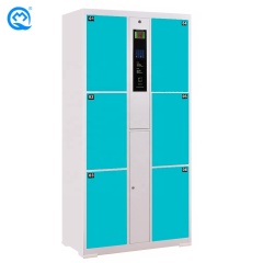Intelligent electronic storage cabinet basketball lockers metal steel gym finger print smart locker