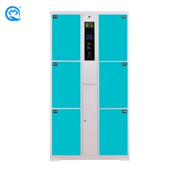 Intelligent electronic storage cabinet basketball lockers metal steel gym finger print smart locker