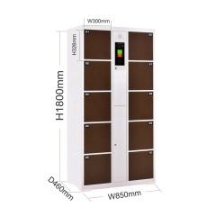 10 Face Recognition Electronic Lockers for Supermarkets and Shopping Malls