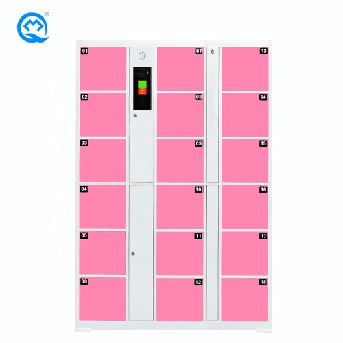 Modern New Durable Hot Selling Intelligent 18 doors Mail Box Delivery Lockers and Online Intelligent Lockers Luggage