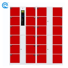 Smart Metal 24 Door Fingerprint Identification Supermarket/Hotel Electronic Locker Supermarket lockers