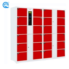 Smart Metal 24 Door Fingerprint Identification Supermarket/Hotel Electronic Locker Supermarket lockers