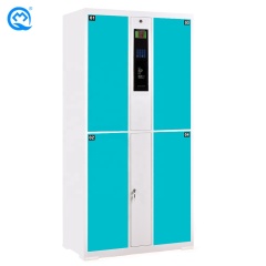 Mobile phone outdoor metal storage parcel self-cold locker machine 4 doors steel metal delivery smart locker