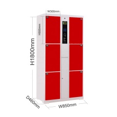 Economic And Applicable Electronic Bag staff locker everpretty Storage Cabinet For Card Swiping Of Cold Rolled Steel