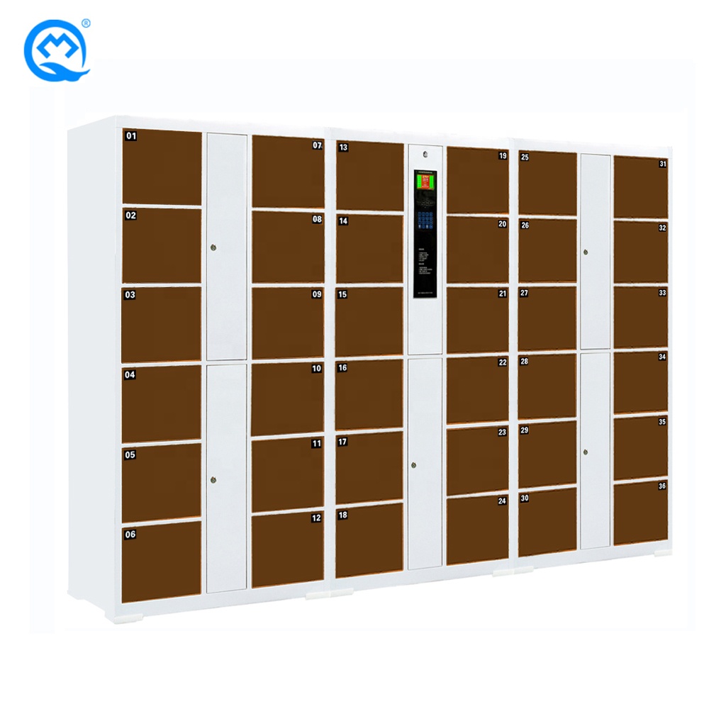 High Quality 36 Door Electronic Cold Rolled Steel Delivery Locker for Gym /Bar Coffee Locker