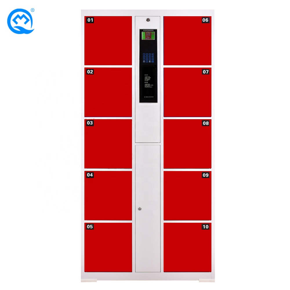 Smart Luggage Locker High Quality Cold Rolled Steel Self-code Recognition Locker For School/Gym
