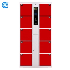 Smart Luggage Locker High Quality Cold Rolled Steel Self-code Recognition Locker For School/Gym